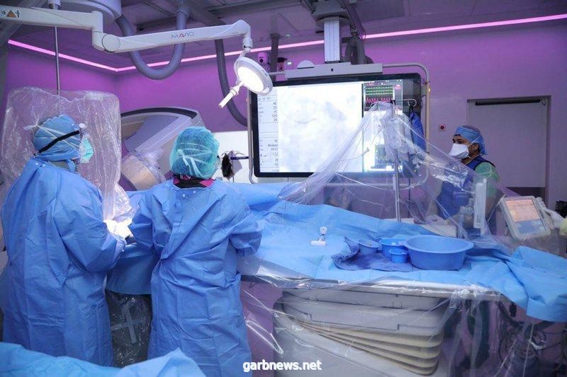 سعود الطبية : اجراء 5 عمليات قسطرة قلبية