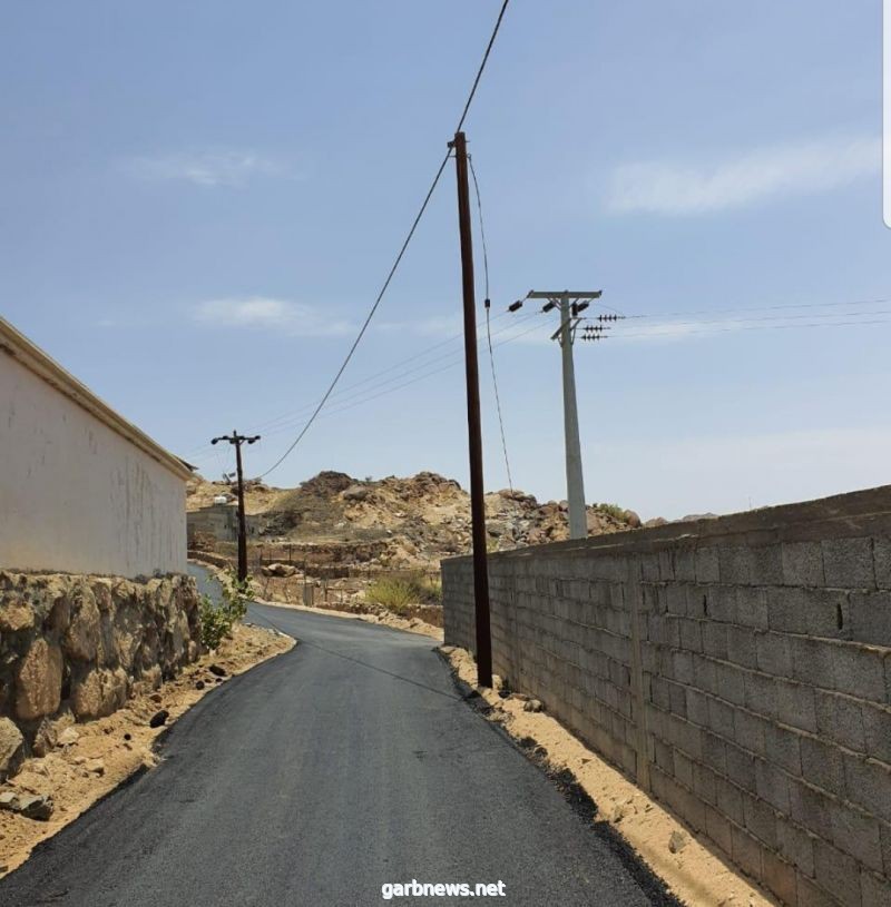بلدية الحازمي تستكمل  مشروع سفلتة الطرق والشوارع بمركز القوباء وتطوير الشوارع بالمنطقة المركزية