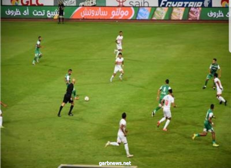 في الشوط الأول للزمالك