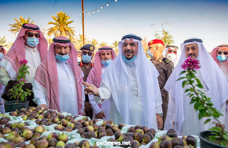 أمير القصيم يزور مهرجان التين الأول بمدينة بريدة