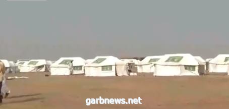 مركز الملك سلمان يأوي سكان قرية كاملة في السودان بعد أن غمرتها السيول
