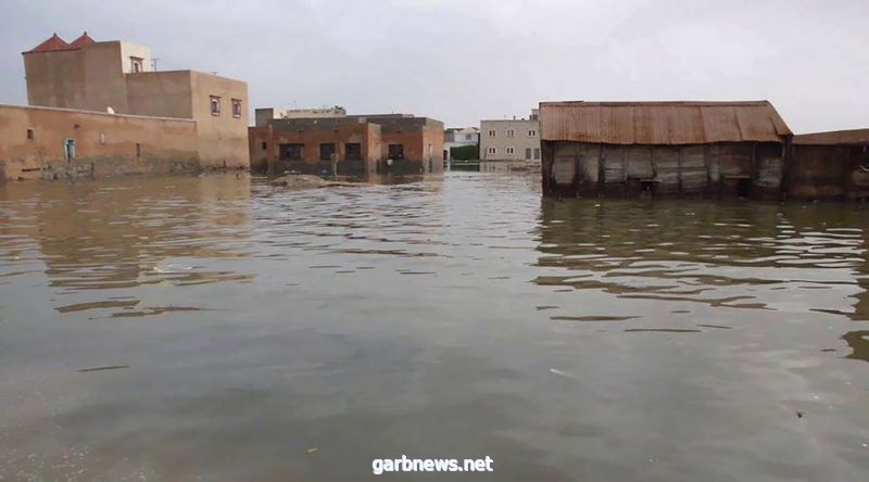 فيضانات تُغرق العاصمة الموريتانية جراء أمطار غزيرة