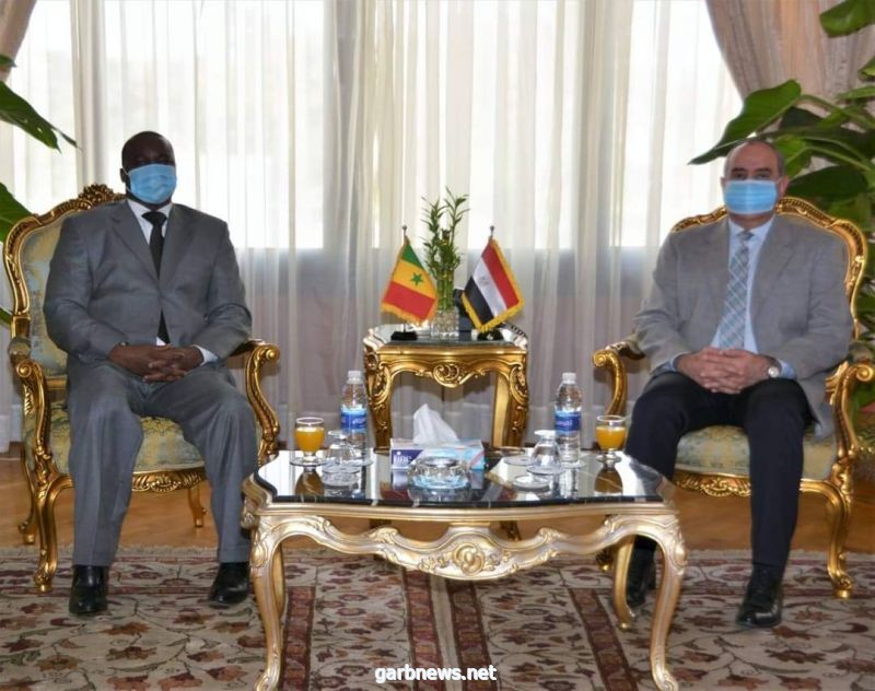 وزير الطيران المدني يلتقي سفير دولة السنغال لدى جمهورية مصر العربية
