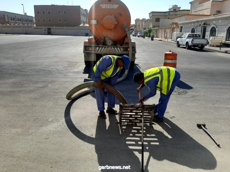 بلدية النعيرية تكمل استعداداتها لموسم الأمطار