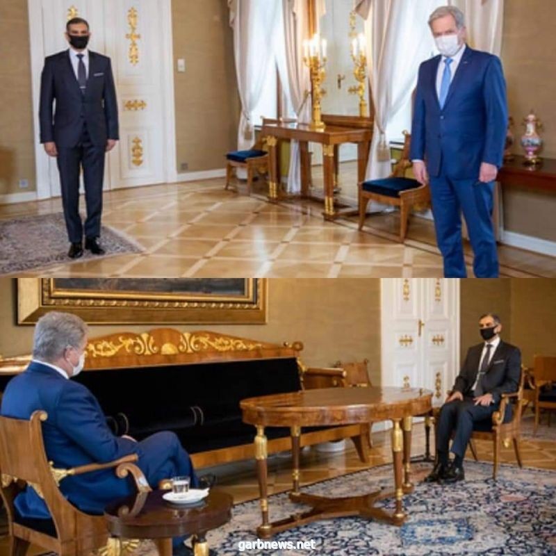 رئيس جمهورية فنلندا يستقبل سفير جمهورية مصر العربية