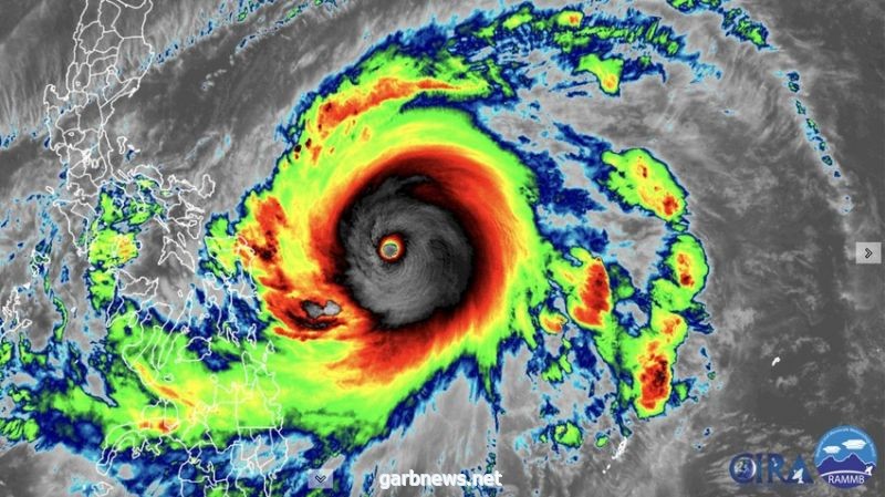 الإعصار سوريغاي يصل للدرجة الخامسة قبالة سواحل الفلبين