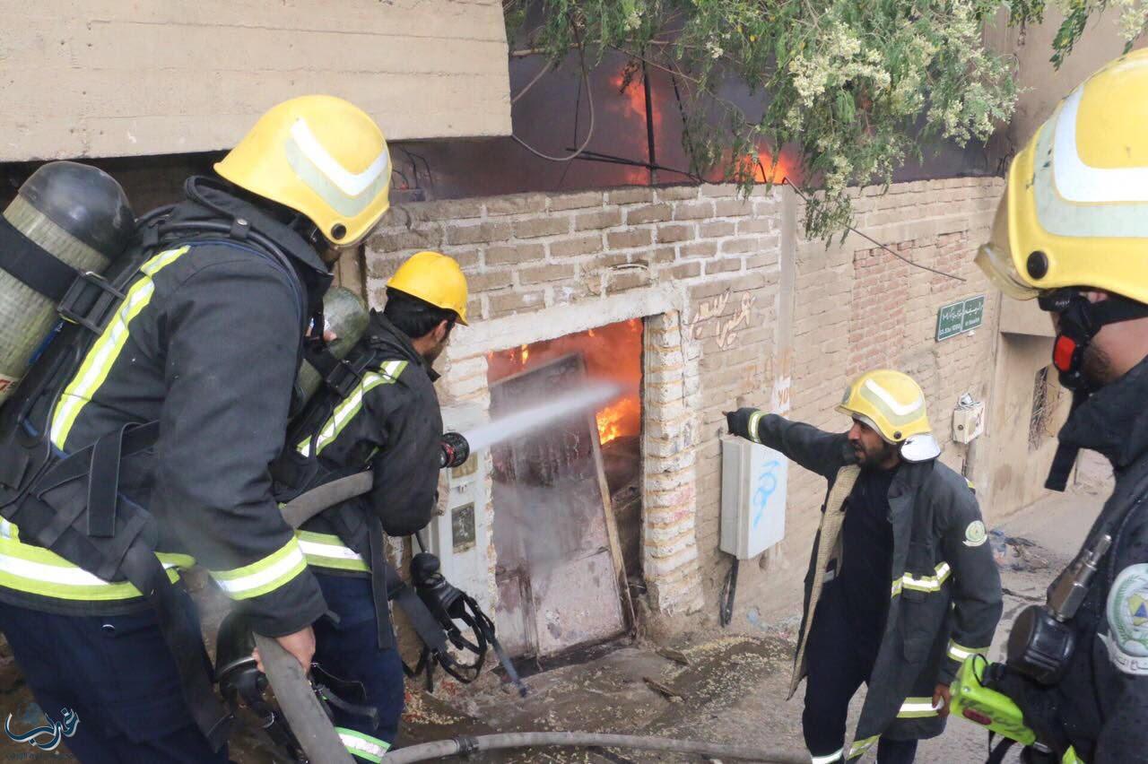 مدني العاصمة المقدسة يخمد حريقاً بمنزل في أحد احيائها