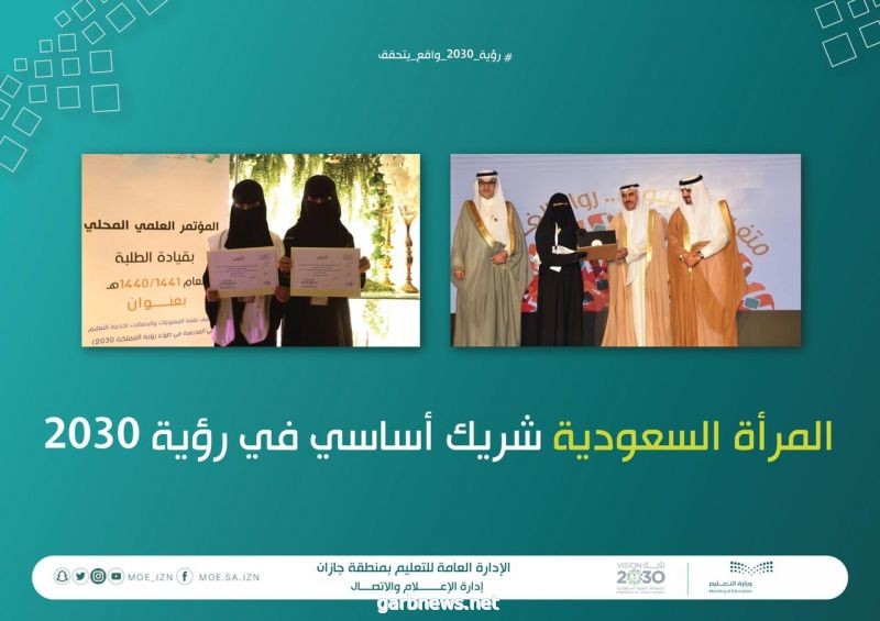 حضور متميز لطالبات ومعلمات تعليم جازان في المناسبات الوطنية والدولية