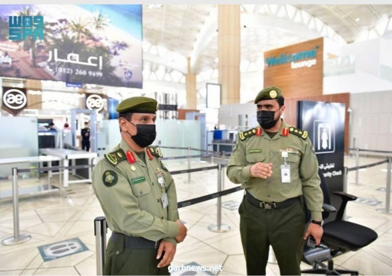 مدير جوازات منطقة الرياض يقف على جاهزية واستعدادات جوازات مطار الملك خالد الدولي