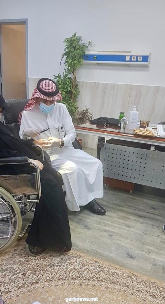 مبادرة مستشفى شرق جده لزيارة والكشف على عدد ١٥ من ذوي الاحتياجات الخاصة