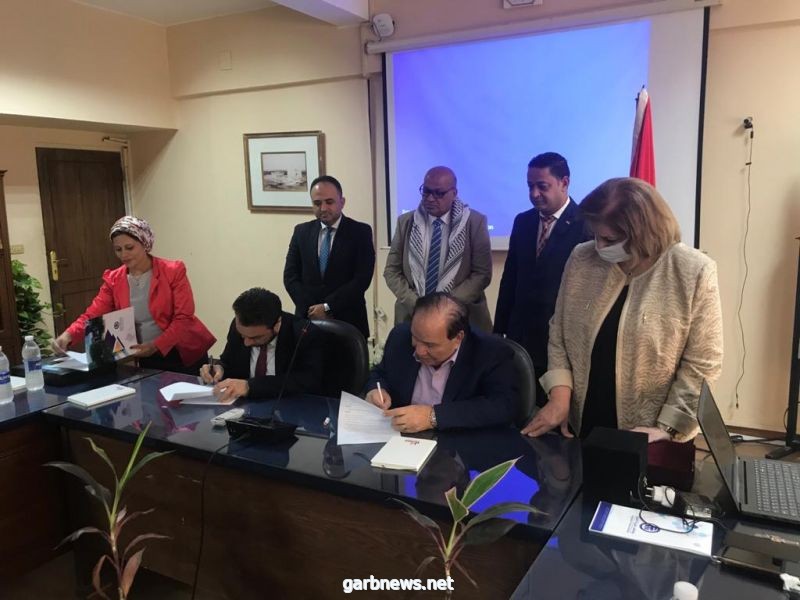جامعة ميريت توقع بروتوكول تعاون تعليمى مع سفارة فلسطين بالقاهرة