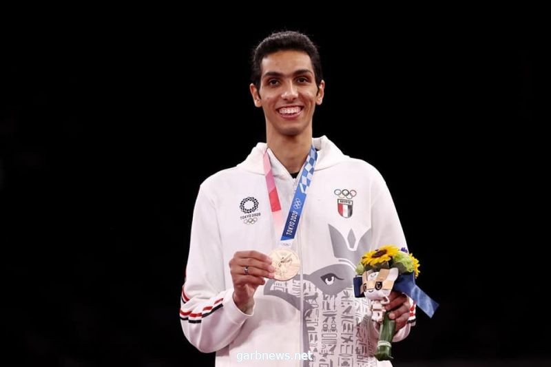 سيف عيسى يحصد البرونزية الثانية لمصر في منافسات التايكوندو بـ"أولمبياد طوكيو"