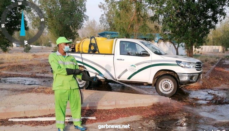 أمانة العاصمة المقدسة تباشر أعمال تعقيم المشاعر المقدسة بعد مغادرة الحجاج