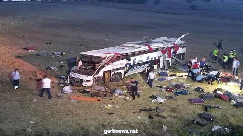 مقتل 21 شخصاً وإصابة 28 آخرين في حادثي سير بتركيا