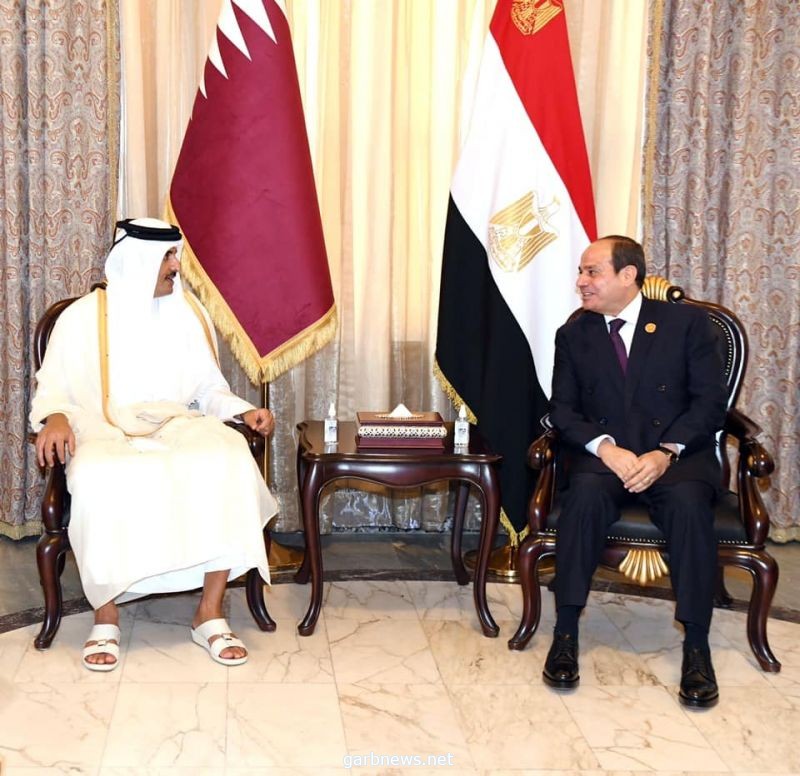 مصر و قطر تتفقان على أهمية مواصلة التشاور والعمل من أجل دفع العلاقات خلال المرحلة المقبلة