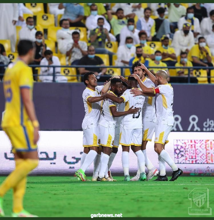 بثلاثية مع الرأفة الإتحاد يذيق النصر ثان خسارة في الدوري