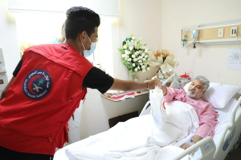 ‏⁧فريق التطوع بهيئة الهلال الأحمر بجدة يزور مجمع الملك عبدالله الطبي