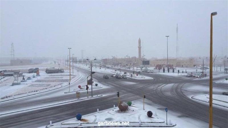 مجافظة #طريف تسجل أدنى درجة حرارة منذ 30 عاماً