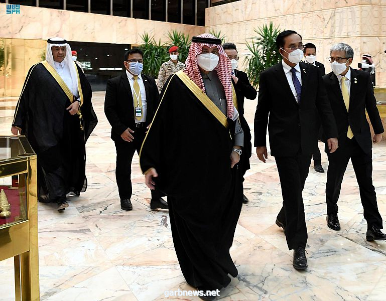 رئيس الوزراء وزير الدفاع في مملكة تايلند يغادر الرياض بعد زيارة رسمية للمملكة.