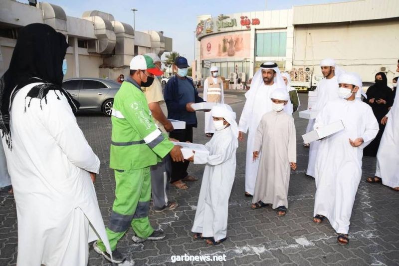 برعاية الشيخ محمد بن مسلم بن حم "عونك يا وطن" يوزع 6 آلاف وجبة إفطار في العين