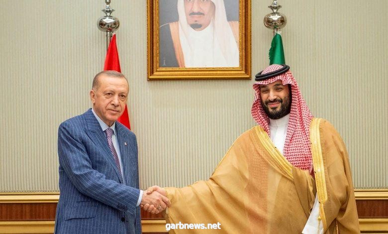 الرئيس التركي: الأمير محمد بن سلمان سيزور تركيا الأربعاء لبحث  تطوير العلاقات بين البلدين