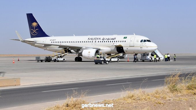 انزلاق طائرة سعودية عن مسارها بعد هبوطها في مانيلا