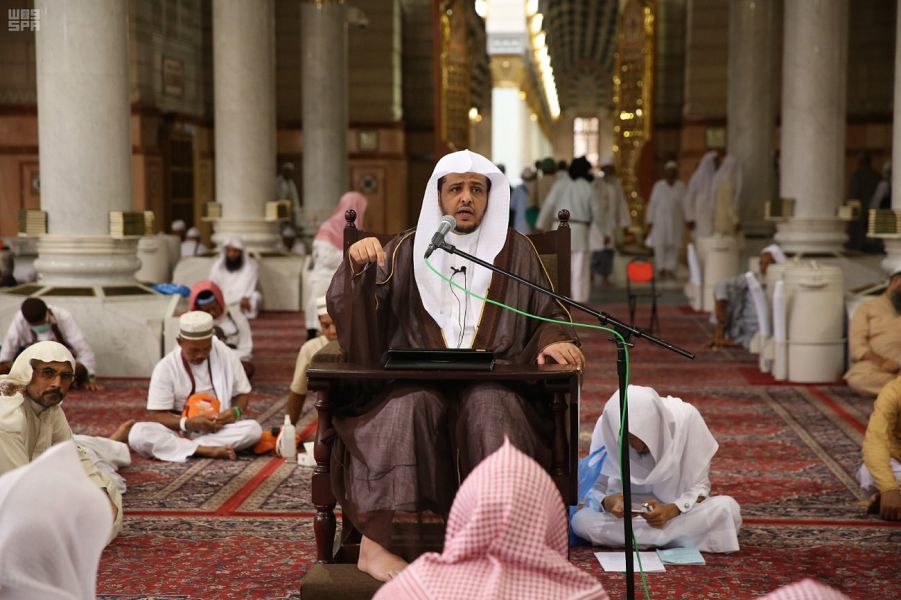 انطلاق الدورة العلمية في فقه الحج والعمرة بوكالة شؤون المسجد النبوي