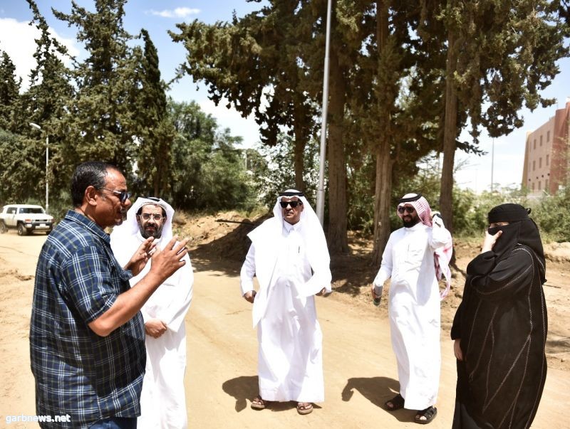 وفد من مركز الأمير سلطان للبحوث التابع لجامعة الملك خالد يزور محطة البذور والتقاوي بأبها