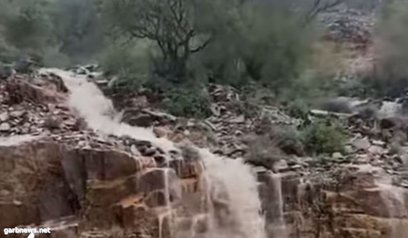 فيديو : أمطار متوسطة اإى غزيرة على محافظة أضم