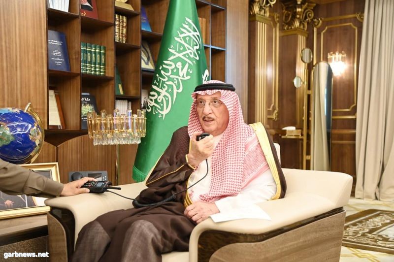 سمو الأمير محمد بن ناصر يدشن حملة الدفاع المدني للسلامة " شتاء جازان أجمل وأدفا وسلامتكم هي الأولى"