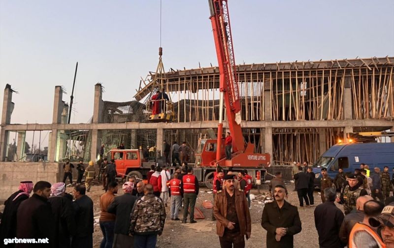 مقتل وإصابة 12 شخصاً في انهيار مبنى بشمال العراق