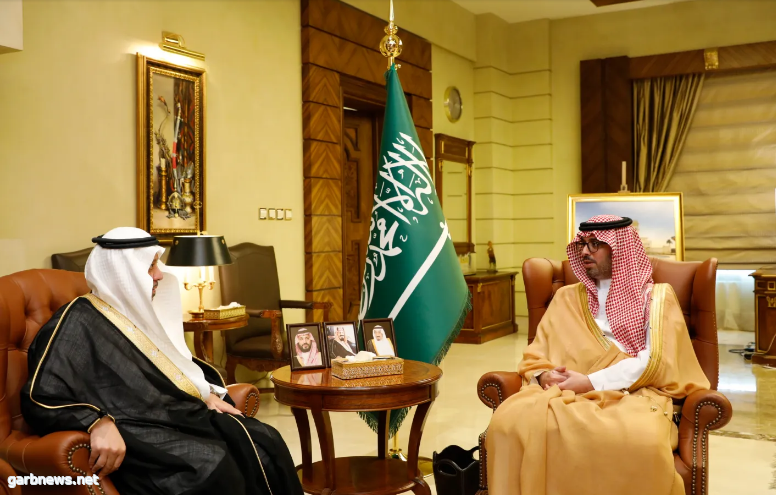 سمو الأمير سعود بن جلوي يستقبل مدير فرع هيئة التراث بمنطقة مكة المكرمة