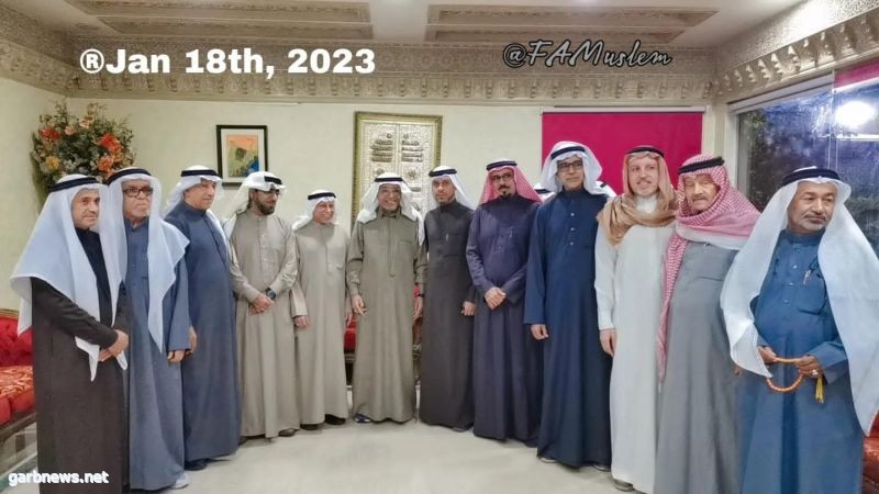 وفد ملتقى سيهاتي الاجتماعي في ضيافة رجل الاعمال  عبداللطيف النمر