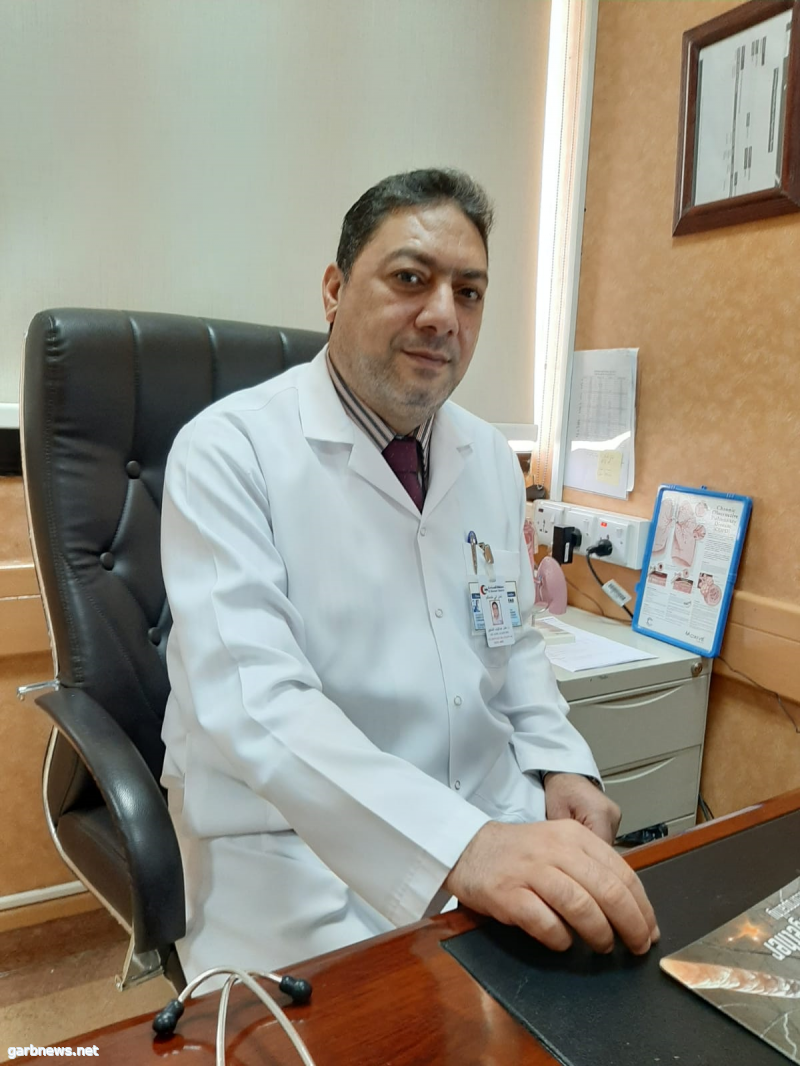مع دخول فصل الشتاء:  د.الشناوي استشاري الصدرية بمستشفيات الحمادي يحدد أنواع "الكحة"،وشخص الأسباب،مع تقديم العلاجات المناسبة لها