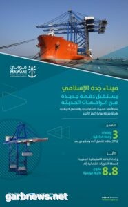 ‏ميناء جدة الإسلامي يستقبل 3 رافعات جديدة لرفع معدلات المُناولة