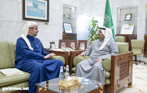 سمو نائب أمير #الرياض يستقبل سمو أمين المنطقة.