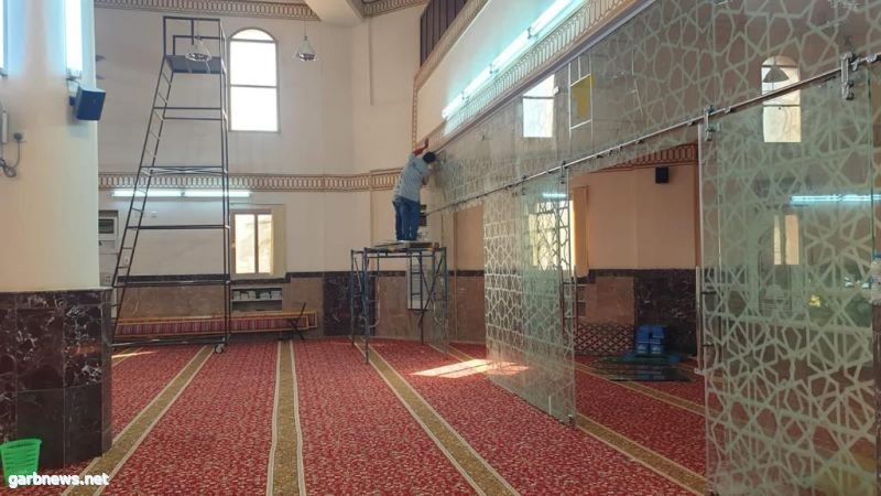 فواصل زجاجية لمساجد محافظات مكة