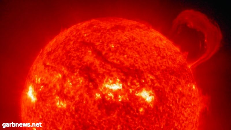 توهج شمسي يصل إلى 10 أضعاف حجم الأرض