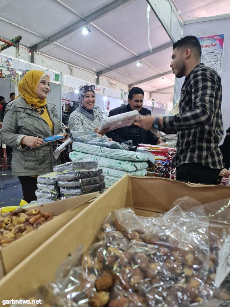 محررا مكتب الصحيفة بمصر  يتفقدان  معرض أهلا رمضان بالتعاون مع منظمة حقوق الانسان