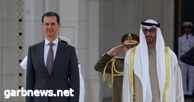 بشار الأسد يصل إلى أبوظبي ومحمد بن زايد في استقباله