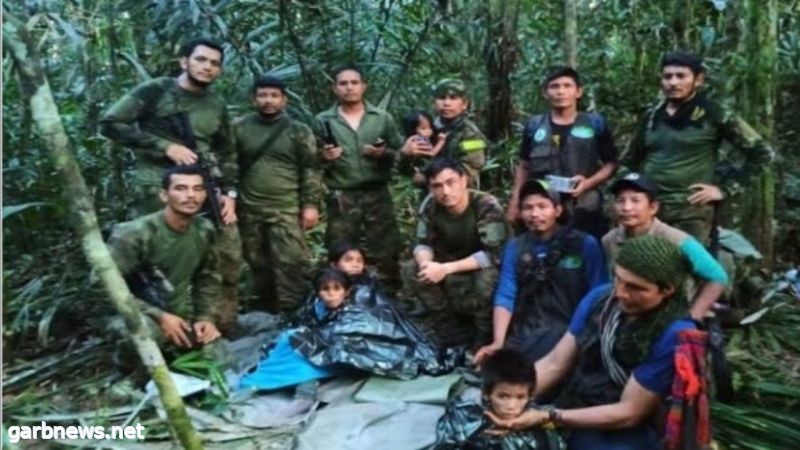 العثور على ٤ أطفال أحياء بعد ٤٠ يوماً من تحطم طائرتهم بأدغال الأمازون