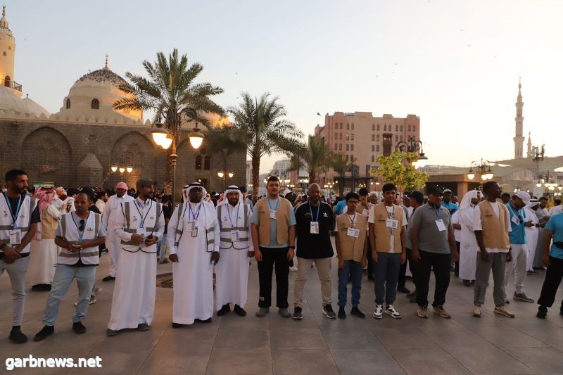 فريق مبادرون التطوعي بجمعية التنمية الأهلية بعوالي المدينة ينفذ مبادرة (على خطى النبي نفوز بسنة المشي)