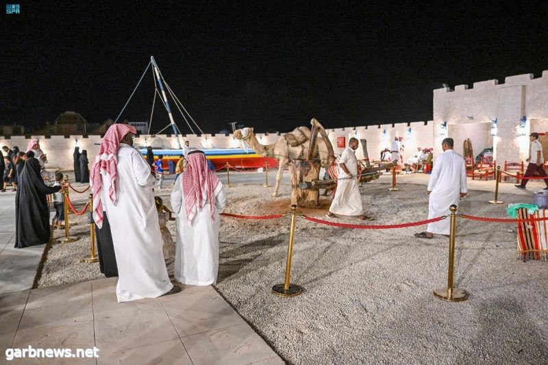 معصرة سمسم جازان تجذب زوَّار فعاليات مهرجان بيت حائل