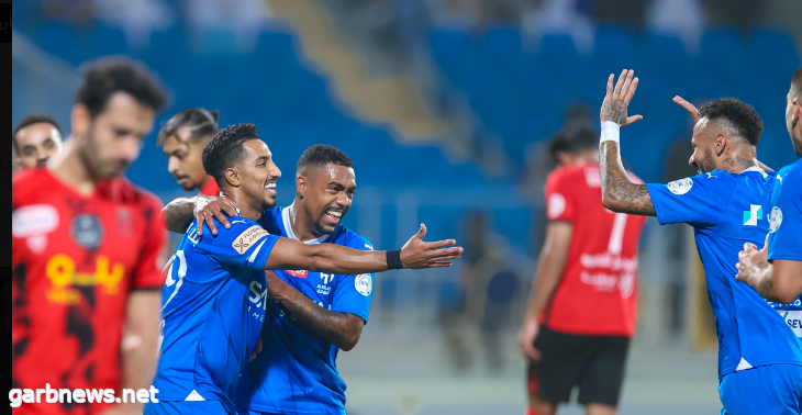 الهلال يفوز على الرياض بسداسية.. وظهور أول للبرازيلي نيمار