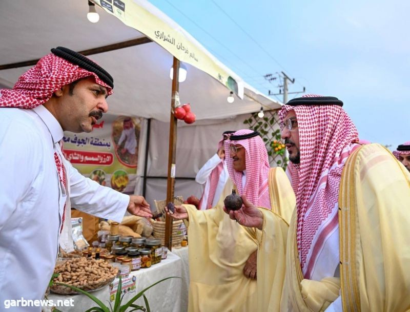 سمو أمير منطقة القصيم يزور جناح المزارع سالم فرحان الشراري