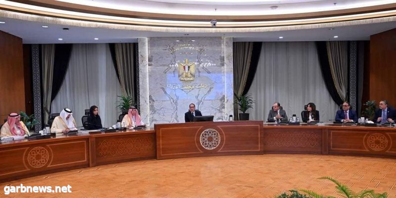 رئيس الوزراء  المصري يلتقي وزير التجارة السعودي والوفد المرافق له