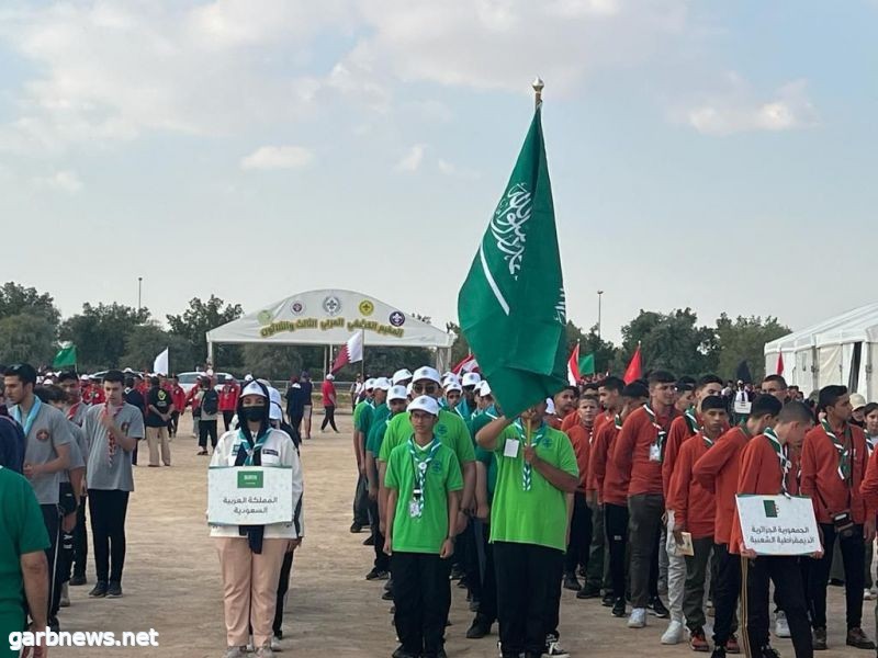 كشافة تعليم الطآئف يشاركون ضمن الوفد الكشفي السعودي في المخيم الكشفي  بدولة الإمارات