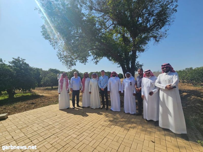 وفد المركز الوطني للتنمية الصناعية يزور مركز الأبحاث الزراعية بمنطقة جازان