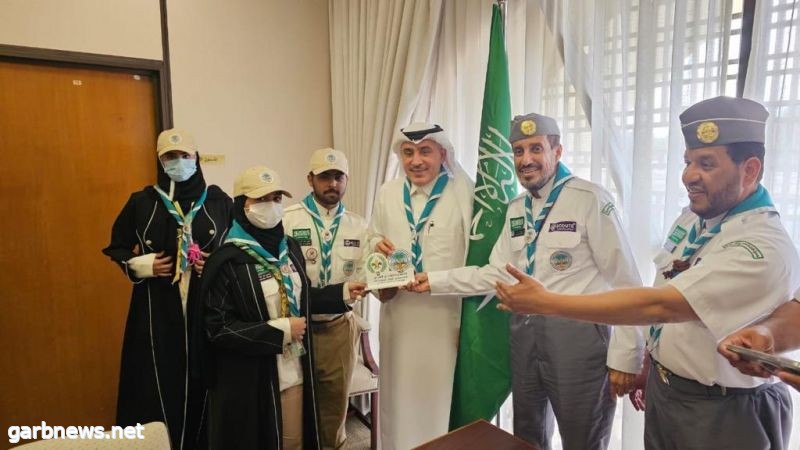 سفير المملكة في الإمارات يستقبل المشاركين في المخيم الكشفي العربي