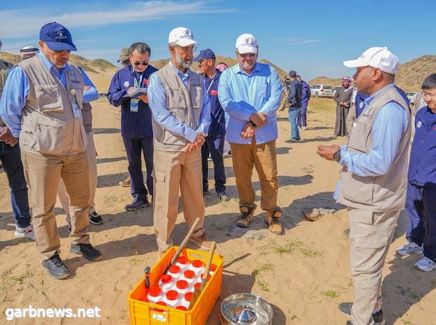 المساحة الجيولوجية" تكمل جمع 88000 عينه جيوكيميائيه ضمن مشروع المسح الجيوكيمائي عالي الدقة للدرع العربي